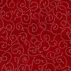 Crimson/Silver - Dotty Scroll